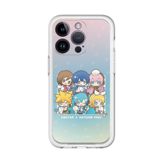 スリムプロテクションプレミアムケース［ しろたん×初音ミク - 全員集合 - しろたんと一緒 ］