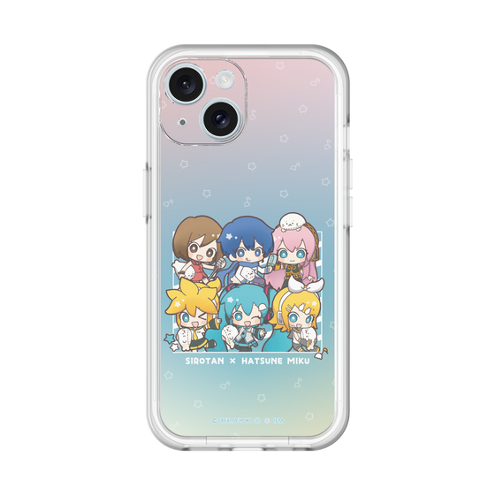 スリムプロテクションプレミアムケース［ しろたん×初音ミク - 全員集合 - しろたんと一緒 ］