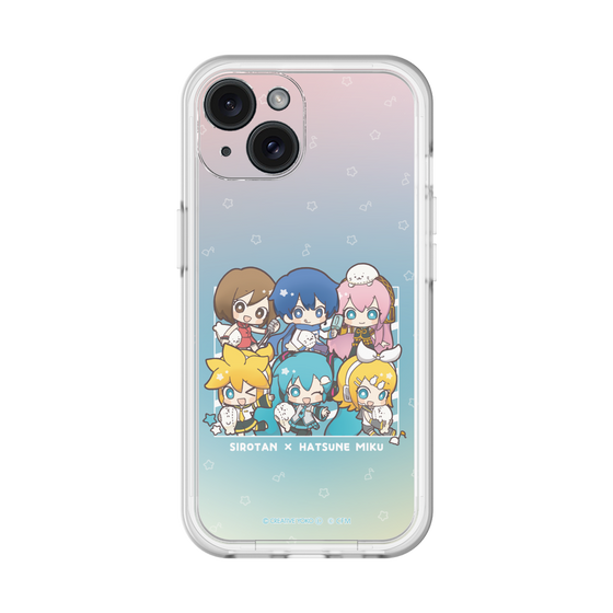 スリムプロテクションプレミアムケース［ しろたん×初音ミク - 全員集合 - しろたんと一緒 ］