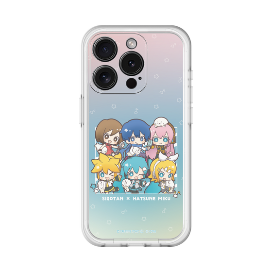 スリムプロテクションプレミアムケース［ しろたん×初音ミク - 全員集合 - しろたんと一緒 ］