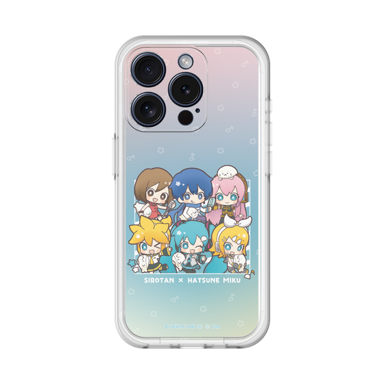 スリムプロテクションプレミアムケース［ しろたん×初音ミク - 全員集合 - しろたんと一緒 ］