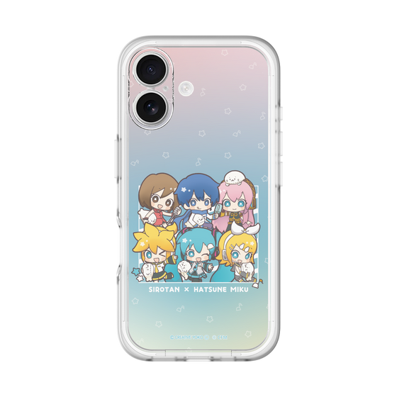 スリムプロテクションプレミアムケース［ しろたん×初音ミク - 全員集合 - しろたんと一緒 ］