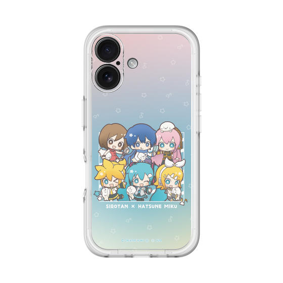スリムプロテクションプレミアムケース［ しろたん×初音ミク - 全員集合 - しろたんと一緒 ］