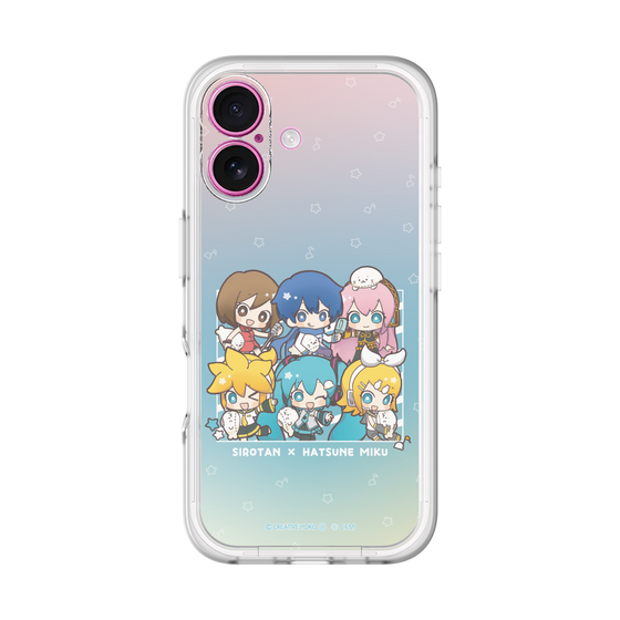 スリムプロテクションプレミアムケース［ しろたん×初音ミク - 全員集合 - しろたんと一緒 ］