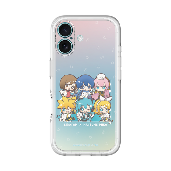 スリムプロテクションプレミアムケース［ しろたん×初音ミク - 全員集合 - しろたんと一緒 ］