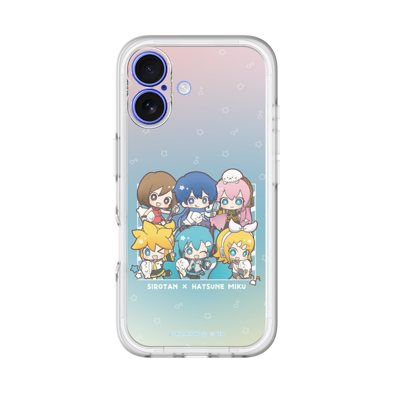 スリムプロテクションプレミアムケース［ しろたん×初音ミク - 全員集合 - しろたんと一緒 ］