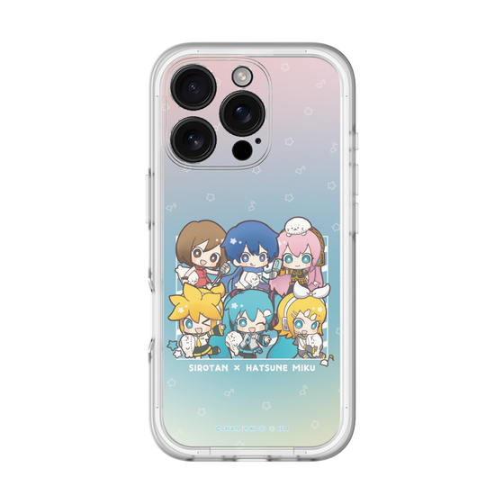 スリムプロテクションプレミアムケース［ しろたん×初音ミク - 全員集合 - しろたんと一緒 ］