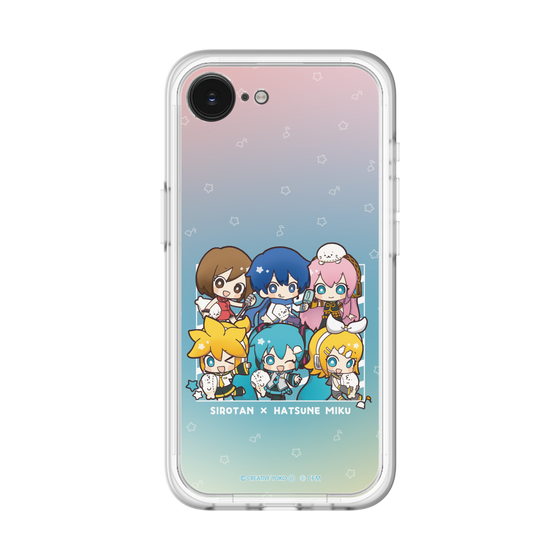 スリムプロテクションプレミアムケース［ しろたん×初音ミク - 全員集合 - しろたんと一緒 ］