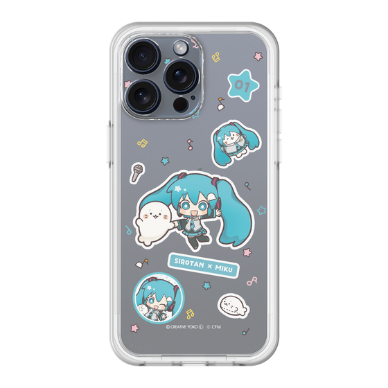 スリムプロテクションプレミアムケース［ しろたん×初音ミク - ステッカー ］