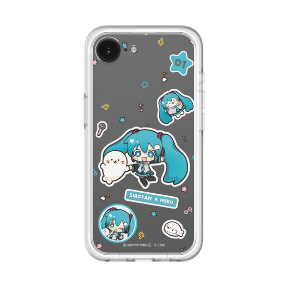 スリムプロテクションプレミアムケース［ しろたん×初音ミク - ステッカー ］