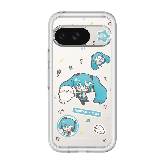 スリムプロテクションプレミアムケース［ しろたん×初音ミク - ステッカー ］