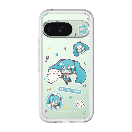 スリムプロテクションプレミアムケース［ しろたん×初音ミク - ステッカー ］