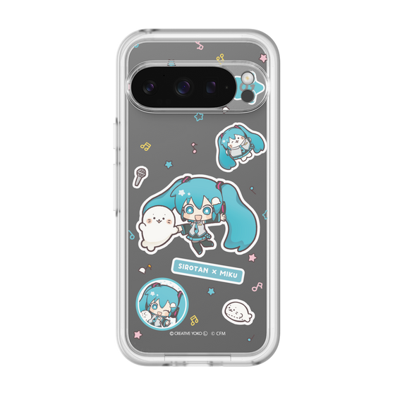 スリムプロテクションプレミアムケース［ しろたん×初音ミク - ステッカー ］