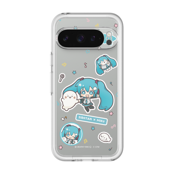スリムプロテクションプレミアムケース［ しろたん×初音ミク - ステッカー ］