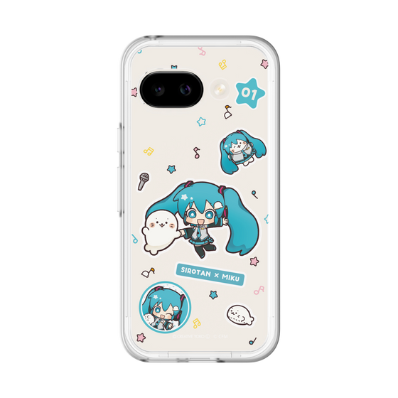 スリムプロテクションプレミアムケース［ しろたん×初音ミク - ステッカー ］