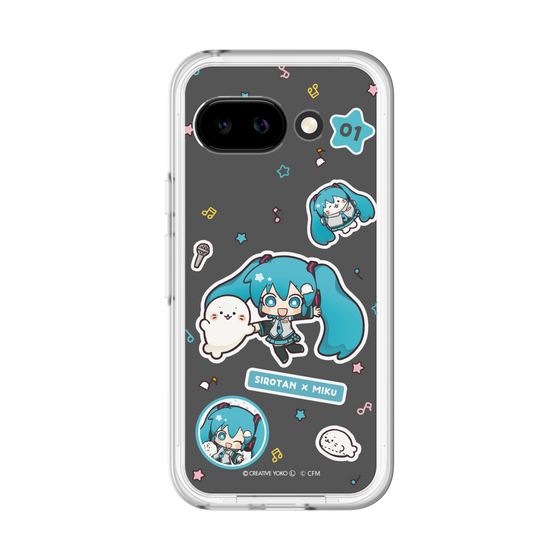スリムプロテクションプレミアムケース［ しろたん×初音ミク - ステッカー ］