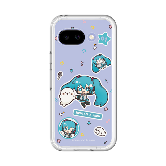 スリムプロテクションプレミアムケース［ しろたん×初音ミク - ステッカー ］