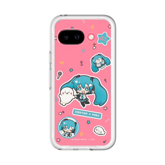 スリムプロテクションプレミアムケース［ しろたん×初音ミク - ステッカー ］
