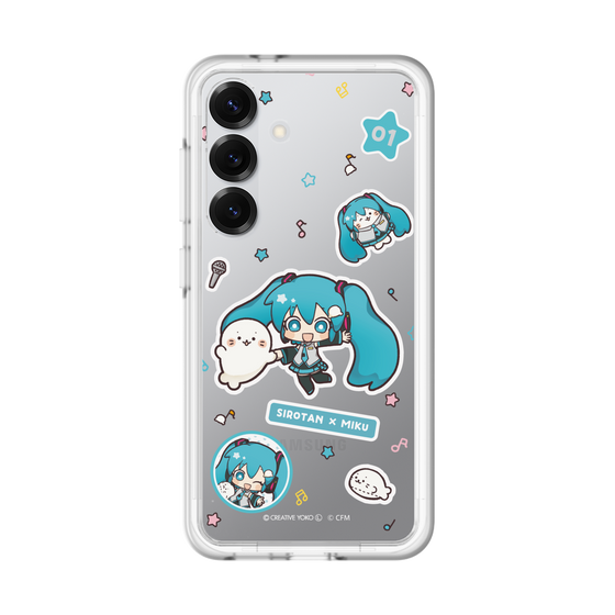 スリムプロテクションプレミアムケース［ しろたん×初音ミク - ステッカー ］