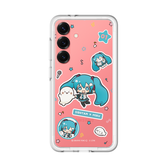 スリムプロテクションプレミアムケース［ しろたん×初音ミク - ステッカー ］