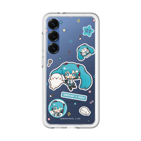 スリムプロテクションプレミアムケース［ しろたん×初音ミク - ステッカー ］