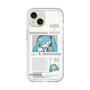 スリムプロテクションプレミアムケース［ しろたん×初音ミク - 初音ミク - インフォグラフィック ］