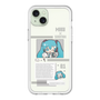 スリムプロテクションプレミアムケース［ しろたん×初音ミク - 初音ミク - インフォグラフィック ］