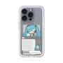 スリムプロテクションプレミアムケース［ しろたん×初音ミク - 初音ミク - インフォグラフィック ］