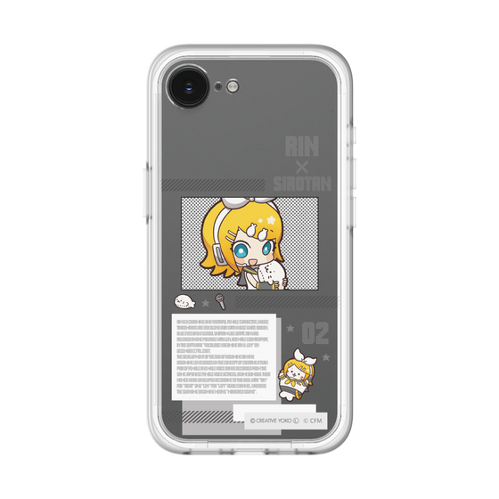 スリムプロテクションプレミアムケース［ しろたん×初音ミク - 鏡音リン - インフォグラフィック ］