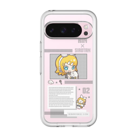 スリムプロテクションプレミアムケース［ しろたん×初音ミク - 鏡音リン - インフォグラフィック ］