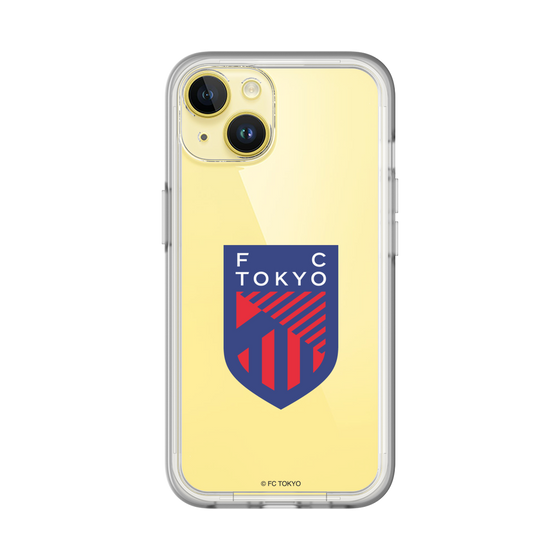 スリムプロテクションプレミアムケース［ FC東京 - エンブレム - クリア ］