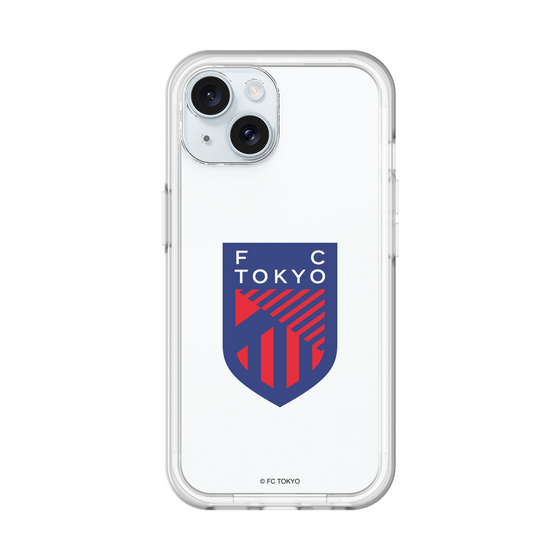 スリムプロテクションプレミアムケース［ FC東京 - エンブレム - クリア ］