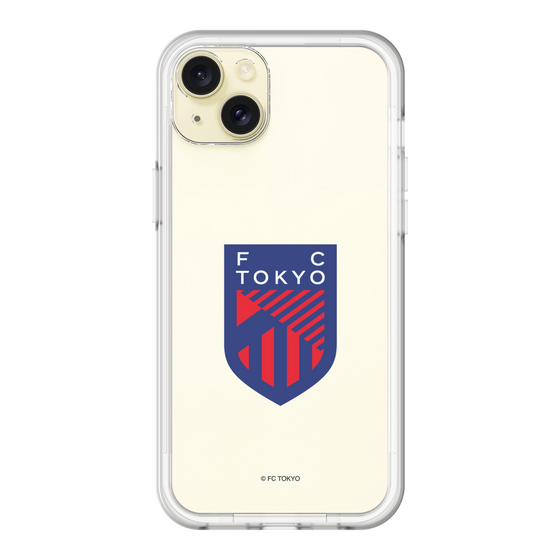 スリムプロテクションプレミアムケース［ FC東京 - エンブレム - クリア ］