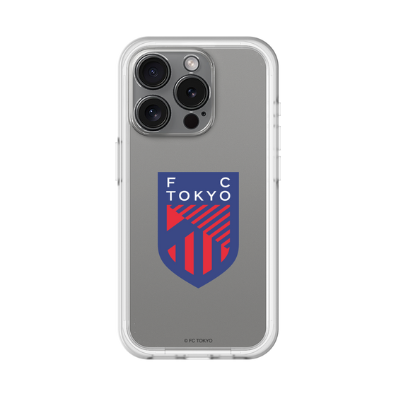 スリムプロテクションプレミアムケース［ FC東京 - エンブレム - クリア ］