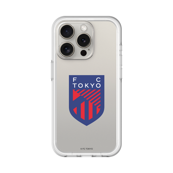 スリムプロテクションプレミアムケース［ FC東京 - エンブレム - クリア ］