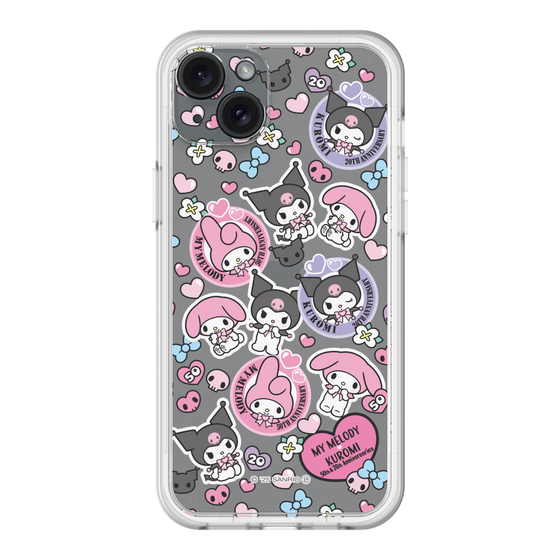 スリムプロテクションプレミアムケース［ マイメロディ50周年・クロミ20周年 - ステッカー ］