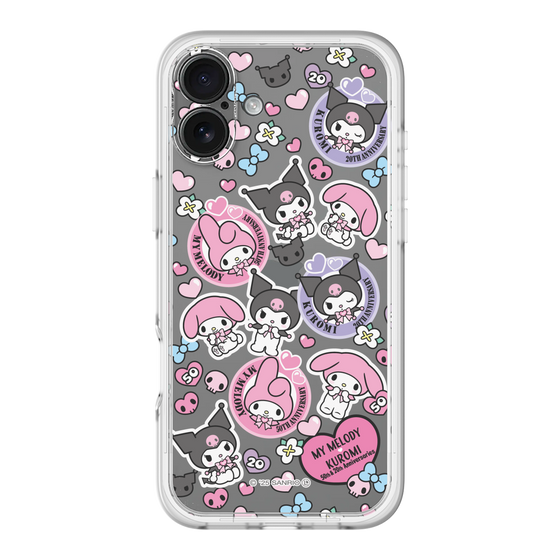 スリムプロテクションプレミアムケース［ マイメロディ50周年・クロミ20周年 - ステッカー ］