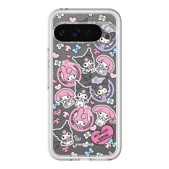 スリムプロテクションプレミアムケース［ マイメロディ50周年・クロミ20周年 - ステッカー ］