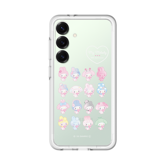 スリムプロテクションプレミアムケース［ マイメロディ50周年・クロミ20周年 - マイメロディ - ガーリーポップハート ］