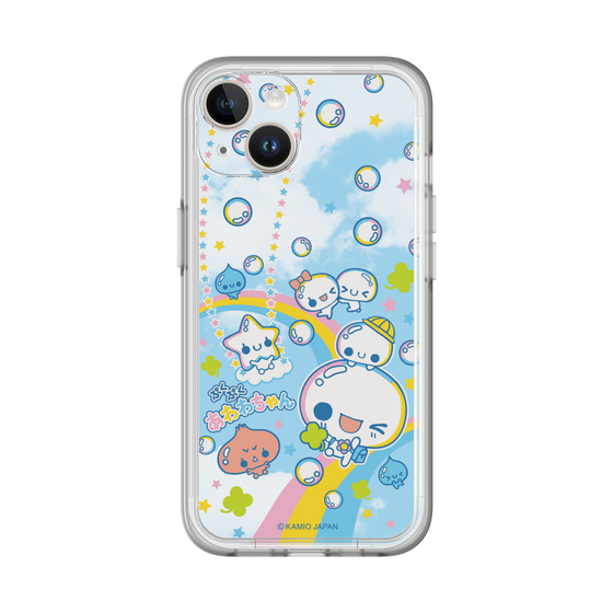 スリムプロテクションプレミアムケース［ ぷくぷくあわわちゃん - レインボー ］