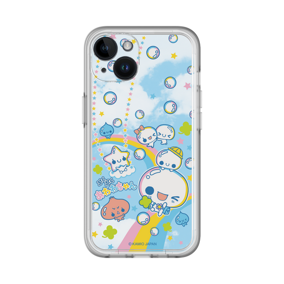 スリムプロテクションプレミアムケース［ ぷくぷくあわわちゃん - レインボー ］