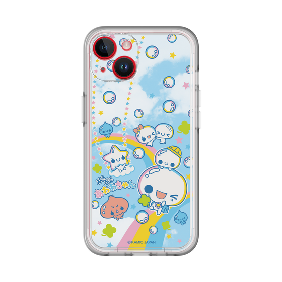 スリムプロテクションプレミアムケース［ ぷくぷくあわわちゃん - レインボー ］