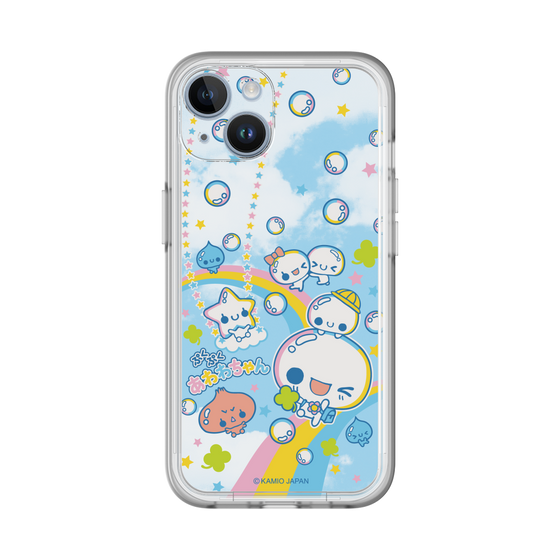 スリムプロテクションプレミアムケース［ ぷくぷくあわわちゃん - レインボー ］
