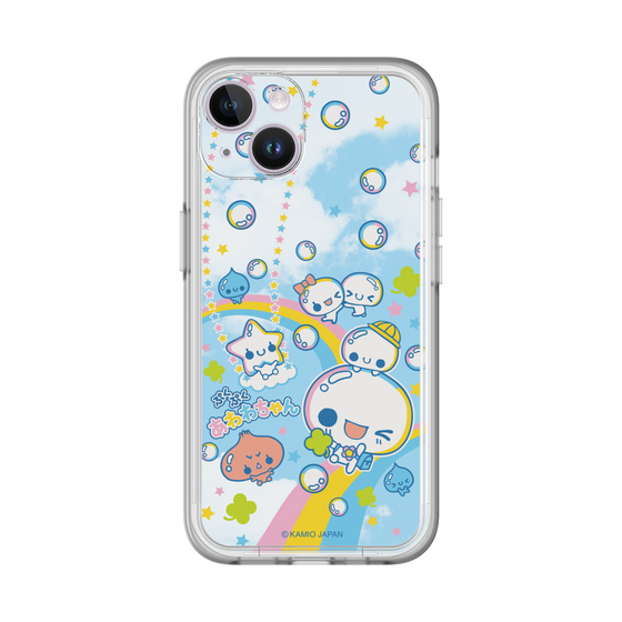 スリムプロテクションプレミアムケース［ ぷくぷくあわわちゃん - レインボー ］
