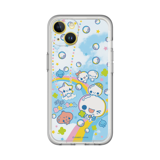 スリムプロテクションプレミアムケース［ ぷくぷくあわわちゃん - レインボー ］