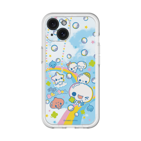 スリムプロテクションプレミアムケース［ ぷくぷくあわわちゃん - レインボー ］