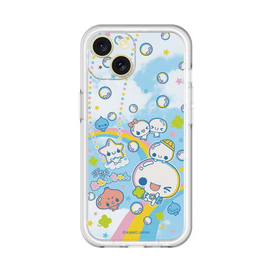 スリムプロテクションプレミアムケース［ ぷくぷくあわわちゃん - レインボー ］