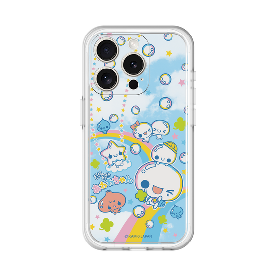 スリムプロテクションプレミアムケース［ ぷくぷくあわわちゃん - レインボー ］