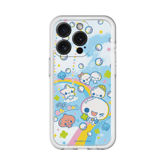 スリムプロテクションプレミアムケース［ ぷくぷくあわわちゃん - レインボー ］
