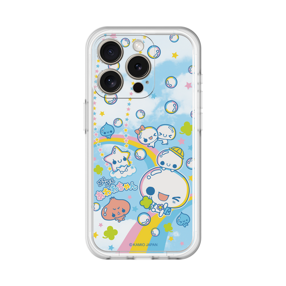 スリムプロテクションプレミアムケース［ ぷくぷくあわわちゃん - レインボー ］